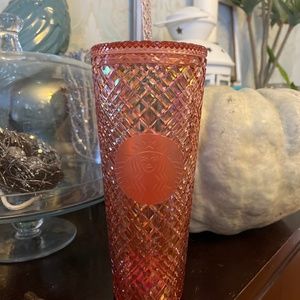 Starbucks rose gold jeweled venti tumbler